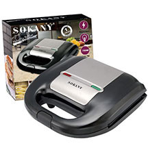 Sokany KJ-108 Sendviç Cihazı – Yapışmaz Səthli və Çoxfunksiyalı Toster