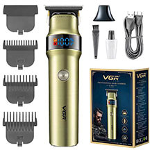VGR V-991 saçqırxan maşın – 2000 mAh batareya, 400 dəqiqə işləmə, 3.5 saata Type-C şarj, keramika və paslanmayan polad bıçaq, 7000 rpm güclü motor, turbo rejimi