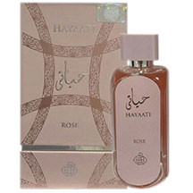 Fragrance World Hayaati Rose qadınlar üçün ətir suyu 100 ml – alma, giləmeyvə və çiçək notları, paçuli və aqar ağacı ilə tamamlanan meyvəli-çiçək akkordlu qadın parfümü