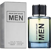 Fragrance World Deux Cent Douze kişilər üçün ətir 100 ml – bergamot, nanə, qara istiot, lavanda, vetiver və sidr notları ilə təravətli, ədviyyatlı və odunsu kişi parfümü