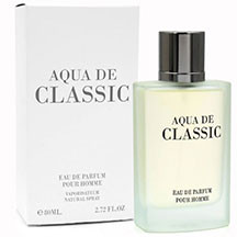 Fragrance World Aqua De Classic uniseks ətir suyu 80 ml – bergamot, limon, laym və neroli notları ilə təravətli sitrus və dəniz akkordlu, uzunmüddətli uniseks parfüm