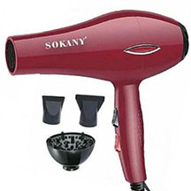 Sokany SK-2215 – Ev və Salon üçün Qırmızı Rəngli Saç Feni
