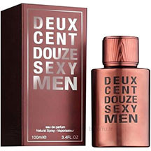 Fragrance World Deux Cent Douze Sexy Men kişilər üçün ətir 100 ml – mandarin, bergamot, yaşıl notlar, istiot, kardamon, vanil və sandal ağacı ilə təravətli, ədviyyatlı və şirin akkordlu kişi parfümü