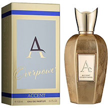 Fragrance World Accent Overpower uniseks ətir 100 ml – aldehid, meyvə, yaşıl notlar, Bulgar qızılgülü, yasəmən, zanbaq, evkalipt və şam ağacı ilə təravətli, çiçək və odunsu akkordlu uniseks parfüm