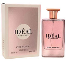 Fragrance World Ideal L’Intense qadınlar üçün ətir 100 ml – acı portağal, mandarin, türk və Grasse qızılgülü, yasəmən, müşk, vanil və paçuli notları ilə təravətli, çiçək və odunsu akkordlu qadın parfü