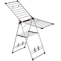 Paltar üçün Quruducu Cingillioglu Salvador CC-070, Boz – 25 m Qurutma Sahəsi, Çox Səviyyəli, Ayaqqabı üçün Bölmə, Alüminium Material, Qatlanan və Kompakt Dizayn, İçəridə və Çöldə İstifadəyə Uyğun