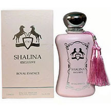 Fragrance World Shalina Exclusive qadınlar üçün ətir suyu 100 ml – lychee, rabarbar, bergamot, türk qızılgülü, pion, vanil və kaşmiran notları ilə şirin, çiçək və odunsu akkordlu qadın parfümü