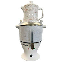 Blackbird BES-9091 White – Klassik Çay Dadı, Müasir Ağ Görünüş Elektrik samovar