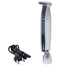 ProMozer MZ-208 burun və qulaq təmizləyən – gümüşü korpus, 60 dəqiqə işləmə, portativ və rahat istifadə üçün trimmer