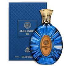 Fragrance World Alexander III kişilər üçün ətir suyu 100 ml – bergamot, oregano və ədviyyəli üst notlar, amber, buxur və mirra ürək notları, baza notlarında isə dəri, agar ağacı, paçuli və sandal ağac