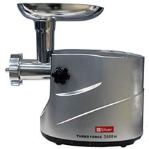 Silver SL-4323 – 3500W güclü, farş üçün ucluqlu, geri çevirmə funksiyalı, ətin sürətli və keyfiyyətli emalı üçün elektrik ətçəkən maşın