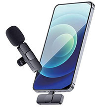 K8 Wireless Microphone – IOS və Android ilə Uyğun Yaxa üçün Mikrofon