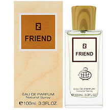 Fragrance World Friend ətir suyu unisex 100 ml – şərq və sitrus notları, gündəlik istifadə üçün təravətli və enerjili qoxu, BƏƏ istehsalı, universal və müasir parfum