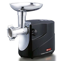 Ətçəkən maşın Silver SL-4301 – 3500W maksimal güc, qara plastik korpus, paslanmayan polad tepsili, davamlı və rahat istifadəli elektrik ətçəkən aparat