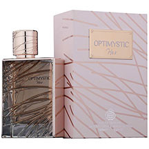 Fragrance World Optimystic Her qadınlar üçün ətir suyu 100 ml – çiyələk, moruq, böyürtkən, albalı, qara qarağat, mandarin, yasəmən və vanil notları ilə meyvəli-çiçək və şirin akkordlu qadın parfümü
