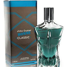 Fragrance World John Gustav Homme Classic kişilər üçün ətir suyu 100 ml – lavanda, nanə, hil, bergamot və yovşan üst notları, darçın, narıncı çiçəyi və zirə ürək notları, vanil, tonka paxlası, boz kəh