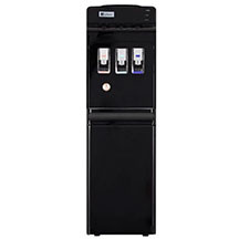Silver SL 83A B Su Dispenseri – 3 Kran, Qara Rəng, Kompressor Soyutma, Alt Dolab, 5L İsti və 2L Soyuq Su Tutumu, Uşaqdan Müdafiə, 95°C İsti və 10°C Soyuq Su