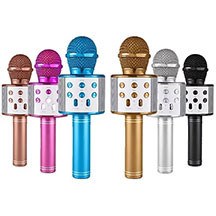 WSTER WS-858 – Karaoke üçün portativ Bluetooth mikrofon