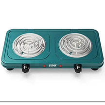 Winning Star ST-9639 Elektrik Plitə – 2000 W Güc, İki Gözlü, Avtomatik Temperatur və Aşırı İsinmədən Qoruma ilə Sürətli və Təhlükəsiz Bişirmə