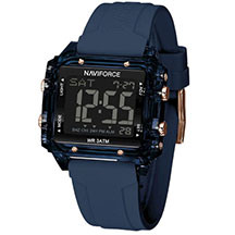 NaviForce NF7101 – HD akril kristal şüşə ilə cızılmalara davamlı qol saatı